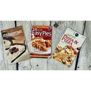 Set Of Three Vintage Pillsbury Recipe Books